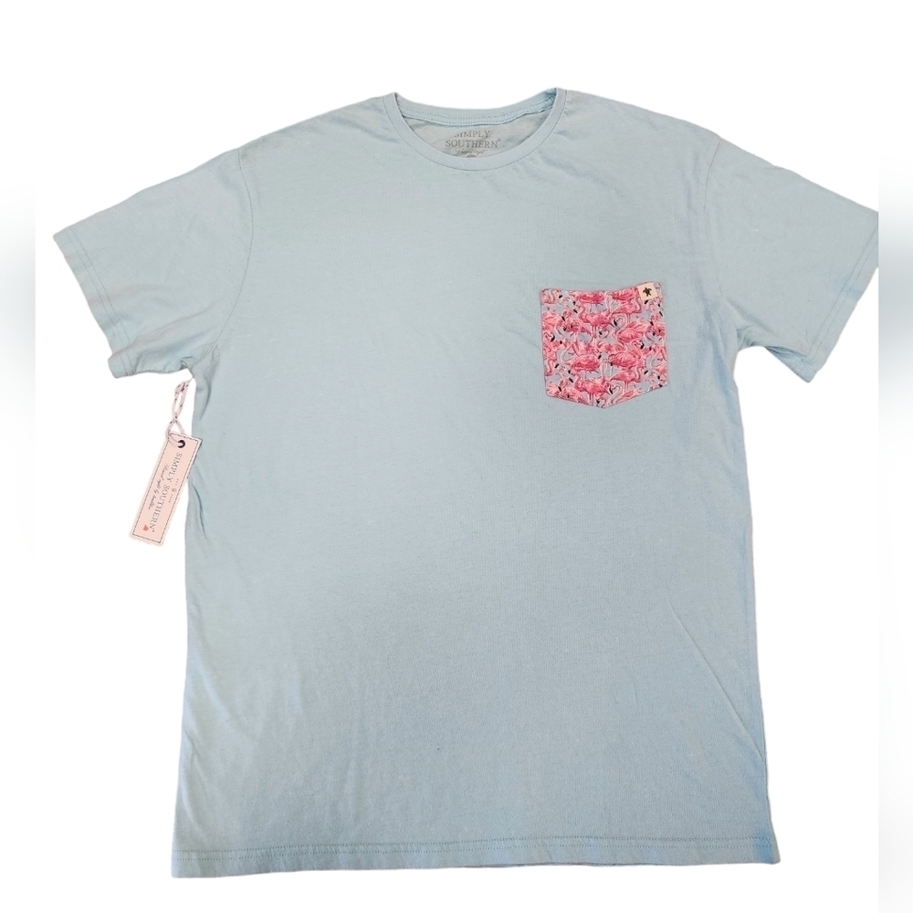 SS Flamingo Pocket T-Shirt​ - Picture 2 of 9